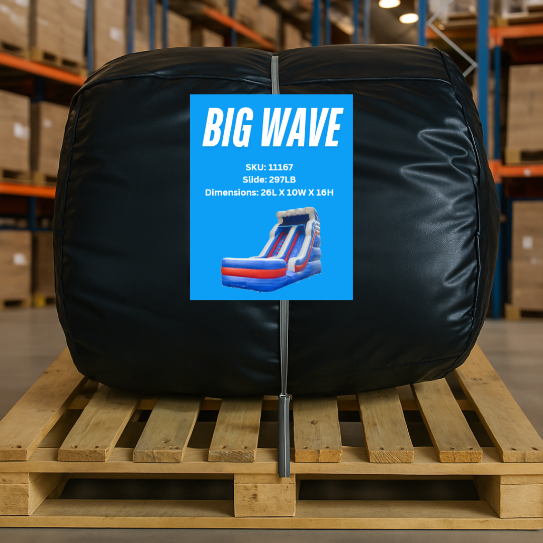 BIG WAVE - 16FT Patriotic Splash Wet/Dry Water Slide - 11167 Free Shipping