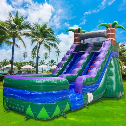 BIG WAVE - 14FT Jungle Rush Wet/Dry Water Slide - 11196