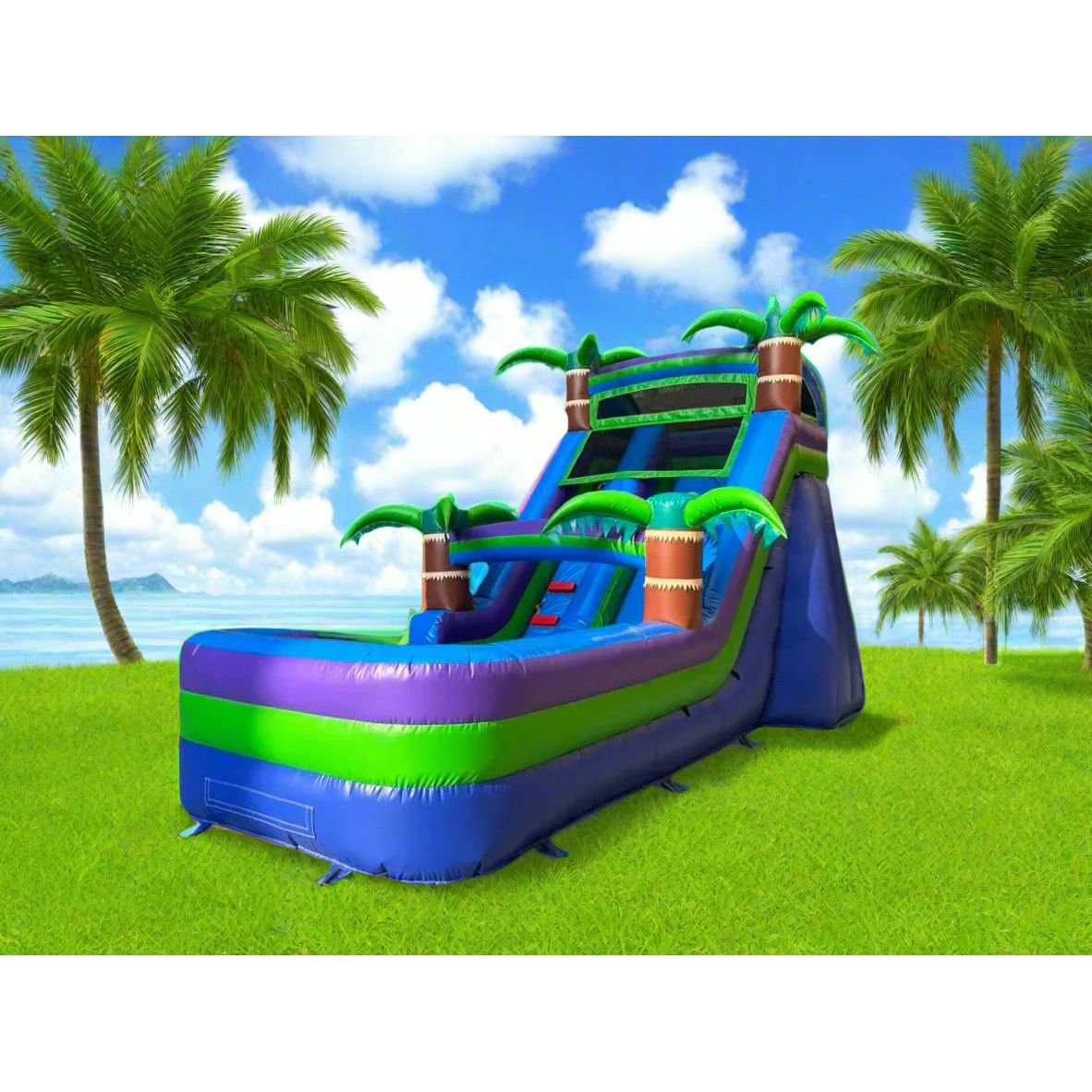 14FT Purple Paradise Splash Water Slide - Pre Order Today!