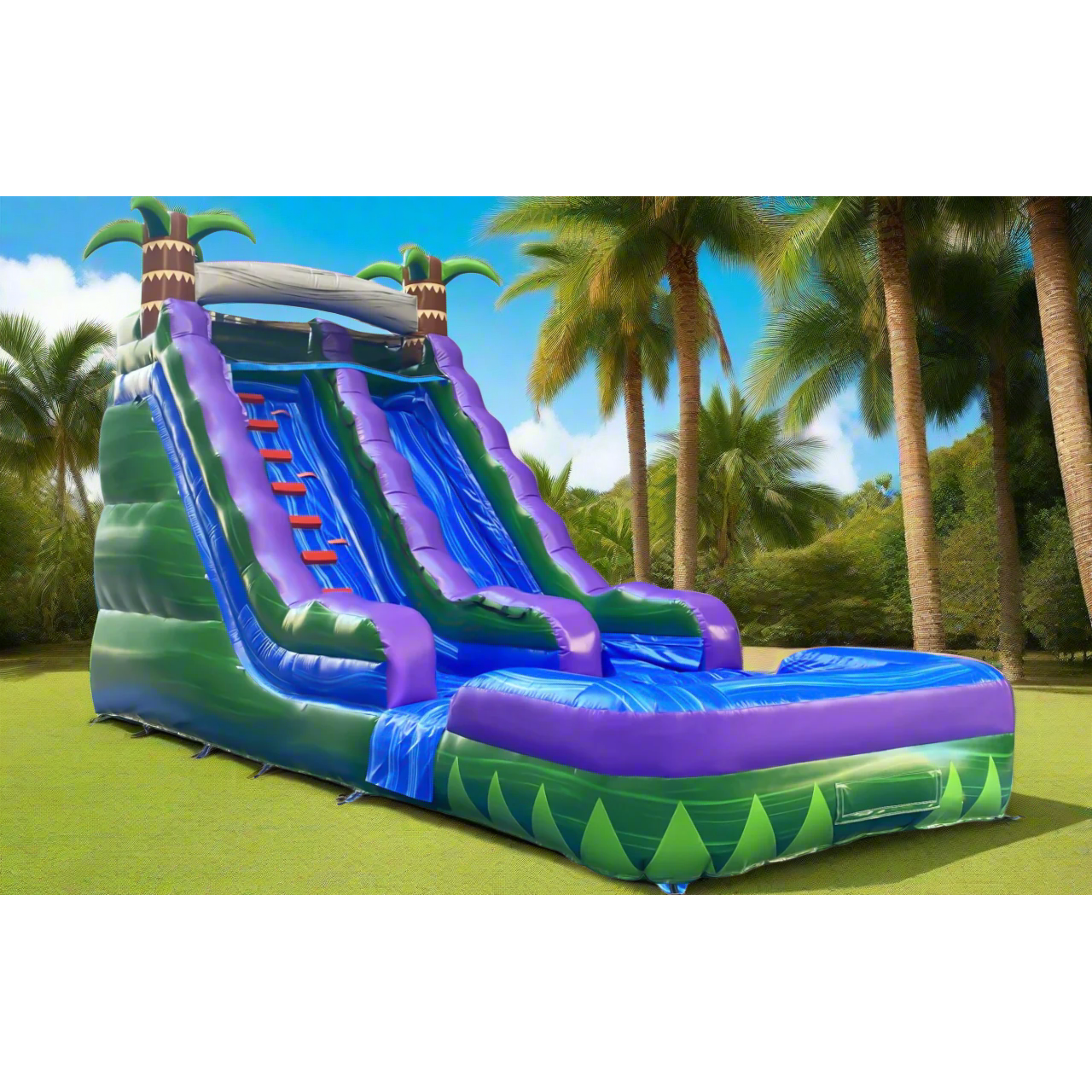 16FT Jungle Rush Wet/Dry Water Slide - 11156