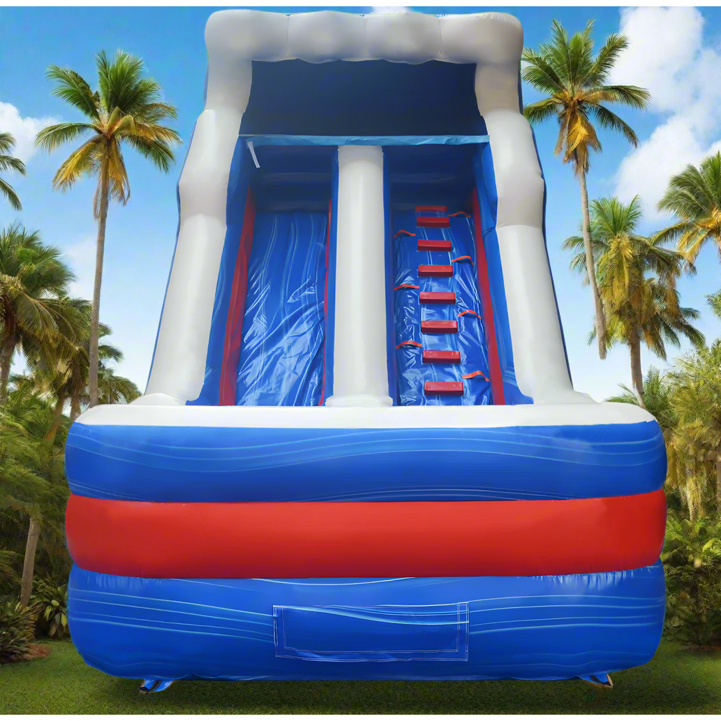 16FT Patriotic Splash Wet/Dry Water Slide - 11167